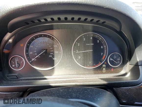 2015 BMW 5 Series 528i with VIN WBA5A5C5XFD522415, listed as a Copart auction lot 52563095 with 81,979 mi miles and Salvage Title. Bid and sale history available at carsss.com. Image 9.