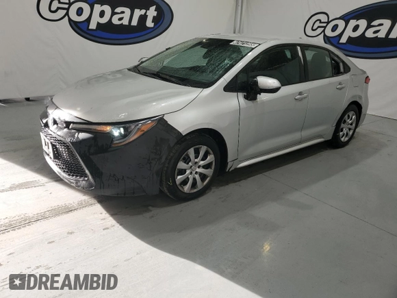 2022 Toyota Corolla LE with VIN 5YFEPMAE0NP310956, listed as a Copart auction lot 47471255 with 106,250 mi miles and Salvage Title. Bid and sale history available at carsss.com. Image 1.