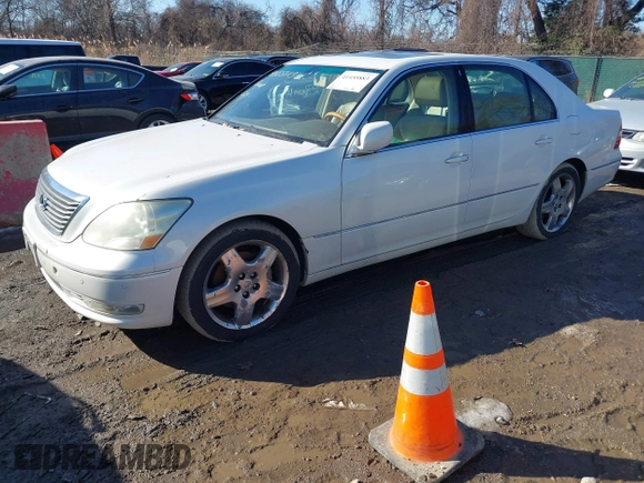 2005 Lexus LS 430 z VIN JTHBN36F855003387, wystawiony jako IAAI lot #41455883 z przebiegiem 279 683 mil mil oraz . Historia ofert i sprzedaży dostępna na DreamBid. Obrazek 17.