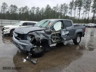 2020 Chevrolet Colorado 2WD Work Truck with VIN 1GCGSBENXL1141908, listed as a Copart auction lot 44431865 with 47,137 mi miles and Salvage Title. Bid and sale history available at carsss.com. Image 1.