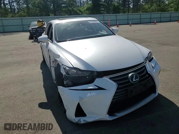 2017 Lexus IS 300 with VIN JTHCM1D27H5022643, listed as a Copart auction lot 61489985 with 59,565 mi miles and Salvage title. Bid and sale history available at DreamBid. Image 13.