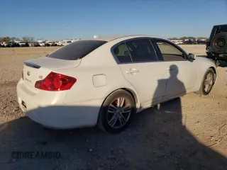 2011 Infiniti G25 Journey with VIN JN1DV6AP0BM830929, listed as a Copart auction lot 87077624 with Not Provided miles and Salvage Title. Bid and sale history available at DreamBid. Image 3.