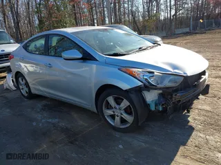 2011 Hyundai Elantra Ltd with VIN KMHDH4AEXBU154489, listed as a IAAI auction lot 41807390 with 145,662 mi miles. Bid and sale history available at carsss.com. Image 1.