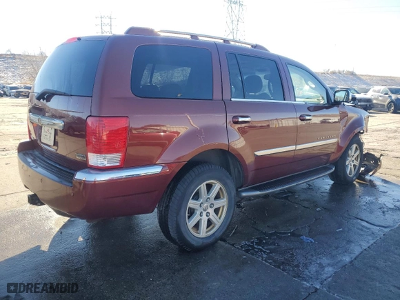 2007 Chrysler Aspen Limited with VIN 1A8HW58277F507515, listed as a Copart auction lot 87964255 with 191,289 mi miles and Salvage Title. Bid and sale history available at carsss.com. Image 3.