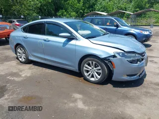 2015 Chrysler 200 Limited with VIN 1C3CCCAB2FN709230, listed as a IAAI auction lot 42380596 with 92,185 mi miles and . Bid and sale history available at DreamBid. Image 1.