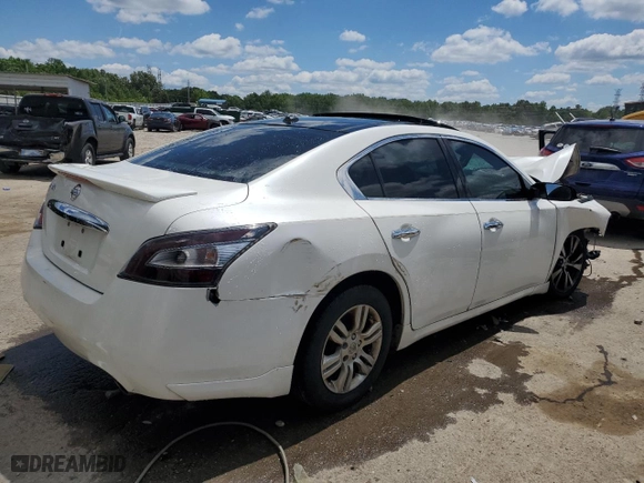 2012 Nissan Maxima 3.5 SV with VIN 1N4AA5AP3CC861305, listed as a Copart auction lot 54036824 with 0 mi miles and Non Repairable. Bid and sale history available at carsss.com. Image 3.
