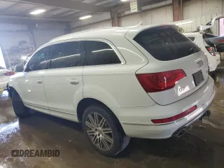 2014 Audi Q7 Premium Plus with VIN WA1LMAFE0ED018566, listed as a Copart auction lot 50705575 with 169,621 mi miles and Salvage title. Bid and sale history available at DreamBid. Image 2.