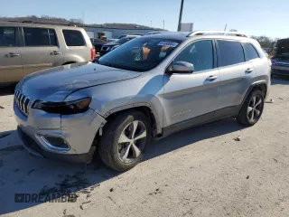 2019 Jeep Cherokee Limited with VIN 1C4PJLDB1KD185048, listed as a Copart auction lot 87480664 with 186,938 mi miles and Salvage title. Bid and sale history available at DreamBid. Image 1.