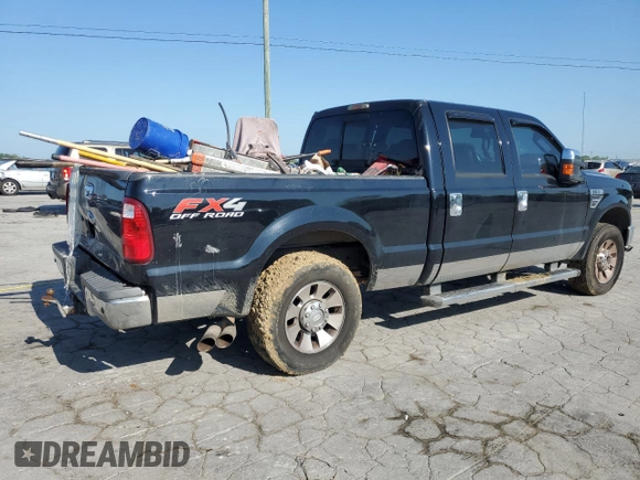 2010 Ford F-250 XL with VIN 1FTSW2B54AEB08685, listed as a Copart auction lot 54236555 with 205,897 mi miles and Salvage title. Bid and sale history available at DreamBid. Image 3.