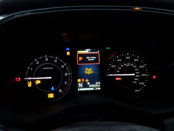 2023 Subaru Impreza with VIN 4S3GKAB61P3603807, listed as a Copart auction lot 84724114 with 25,825 mi miles and Salvage title. Bid and sale history available at DreamBid. Image 9.
