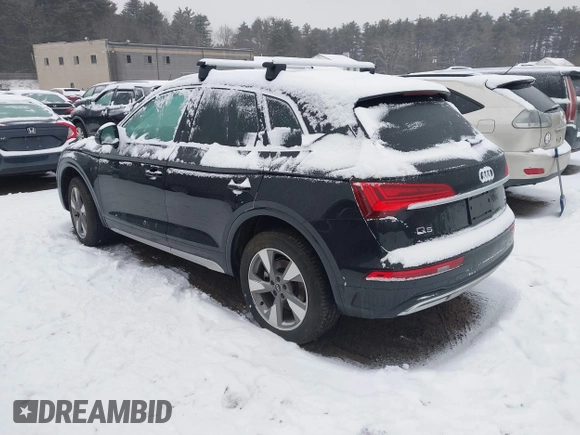 2023 Audi Q5 Premium Plus with VIN WA1BBAFY4P2067571, listed as a IAAI auction lot 41497906 with 21,713 mi miles and . Bid and sale history available at DreamBid. Image 3.