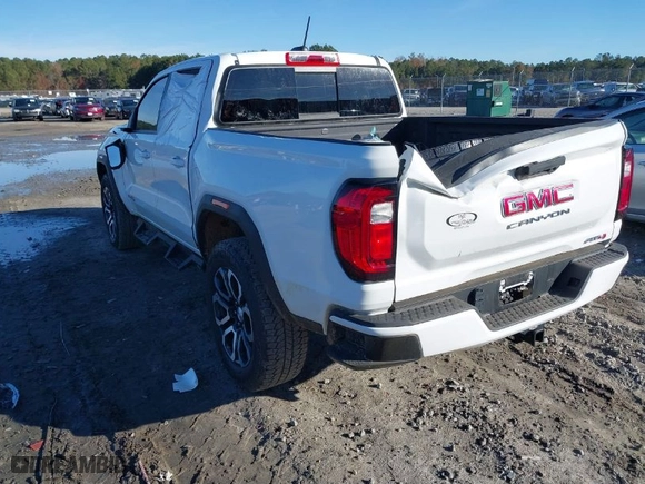 2024 GMC Canyon 4WD AT4 with VIN 1GTP6DEK6R1236187, listed as a IAAI auction lot 41041529 with 2,788 mi miles. Bid and sale history available at carsss.com. Image 3.