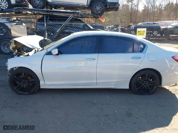 2017 Honda Accord Sedan Sport with VIN 1HGCR2F54HA181242, listed as a IAAI auction lot 41208770 with NaN miles. Bid and sale history available at carsss.com. Image 14.
