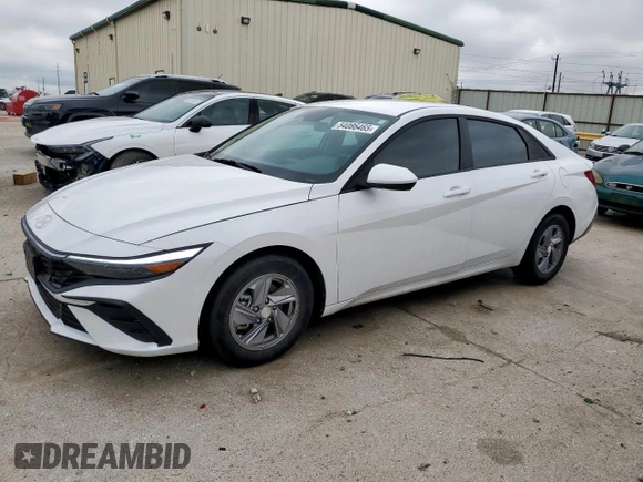 2024 Hyundai Elantra SE with VIN KMHLL4DG3RU828340, listed as a Copart auction lot 54086465 with 11,698 mi miles and Clean title. Bid and sale history available at DreamBid. Image 1.