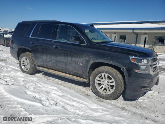2018 Chevrolet Tahoe LT with VIN 1GNSKBKC0JR158283, listed as a Copart auction lot 45918265 with 0 mi miles and Salvage Title. Bid and sale history available at carsss.com. Image 4.