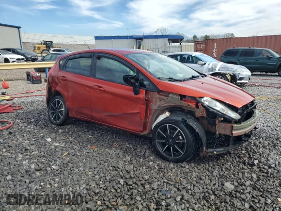 2018 Ford Fiesta SE with VIN 3FADP4EJ9JM133589, listed as a Copart auction lot 49611115 with Not Provided miles and Salvage Title. Bid and sale history available at DreamBid. Image 4.