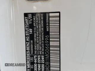 2021 Mercedes-Benz C 300 с VIN W1KWJ8DB1MG066996, выставлен на аукционе Copart как лот 66301354 с пробегом 58 055 миль миль и Списание • Salvage title. История ставок и продаж доступна на DreamBid. Изображение 12.
