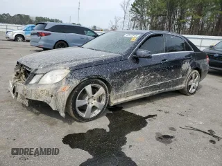 2010 Mercedes-Benz E-Class E 350 Luxury with VIN WDDHF8HBXAA068247, listed as a Copart auction lot 49122915 with 80,075 mi miles and Salvage Title. Bid and sale history available at carsss.com. Image 1.