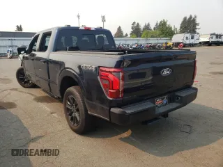 2024 Ford F-150 with VIN 1FTFW7LDXRFA74262, listed as a Copart auction lot 69665714 with 4,714 mi miles and Salvage title. Bid and sale history available at DreamBid. Image 2.