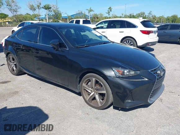 2017 Lexus IS with VIN JTHBA1D2XH5058668, listed as a IAAI auction lot 41845942 with 100,508 mi miles. Bid and sale history available at carsss.com. Image 1.