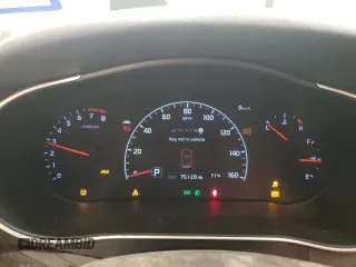 2014 Kia Cadenza Premium with VIN KNALN4D70E5165793, listed as a Copart auction lot 82120484 with 75,129 mi miles and Salvage Title. Bid and sale history available at carsss.com. Image 9.