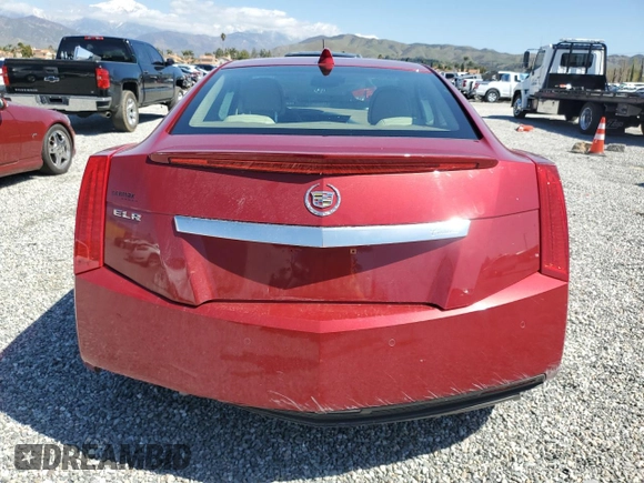 2014 Cadillac ELR z VIN 1G6RR1E43EU601792, wystawiony jako Copart lot #49656065 z przebiegiem 16 121 mil mil oraz Szkody całkowita. Historia ofert i sprzedaży dostępna na DreamBid. Obrazek 6.
