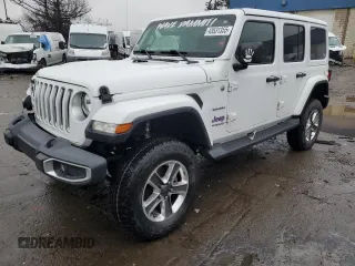 2020 Jeep Wrangler Unlimited Sahara Altitude with VIN 1C4HJXEG2LW188438, listed as a Copart auction lot 43531355 with 53,497 mi miles and Clean title. Bid and sale history available at DreamBid. Image 1.