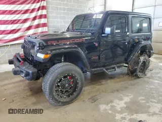 2021 Jeep Wrangler Rubicon with VIN 1C4HJXCG5MW730751, listed as a Copart auction lot 53132894 with 13,552 mi miles and Salvage title. Bid and sale history available at DreamBid. Image 1.