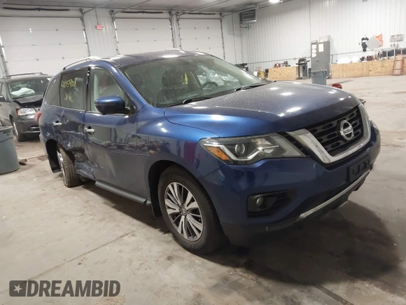 2018 Nissan Pathfinder SL with VIN 5N1DR2MM0JC678517, listed as a IAAI auction lot 42159108 with 93,617 mi miles and . Bid and sale history available at DreamBid. Image 1.