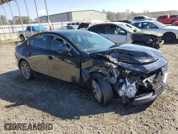 2021 Mazda 3 2.0 with VIN 3MZBPAA71MM204263, listed as a Copart auction lot 77597674 with Not Provided miles and Salvage Title. Bid and sale history available at DreamBid. Image 4.