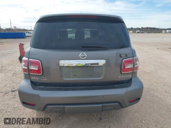 2020 Nissan Armada SL with VIN JN8AY2ND0L9106084, listed as a IAAI auction lot 41781320 with 72,131 mi miles. Bid and sale history available at carsss.com. Image 17.