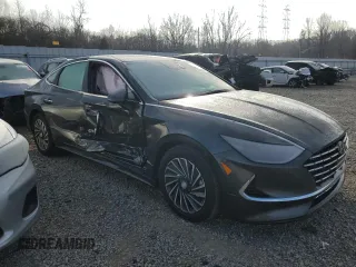 2023 Hyundai Sonata Hybrid SEL with VIN KMHL34JJ2PA065483, listed as a Copart auction lot 37023554 with 14,515 mi miles. Bid and sale history available at carsss.com. Image 4.