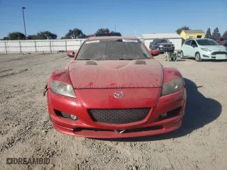 2004 Mazda RX-8 with VIN JM1FE173340122567, listed as a Copart auction lot 76424894 with 136,772 mi miles and Clean Title. Bid and sale history available at carsss.com. Image 5.