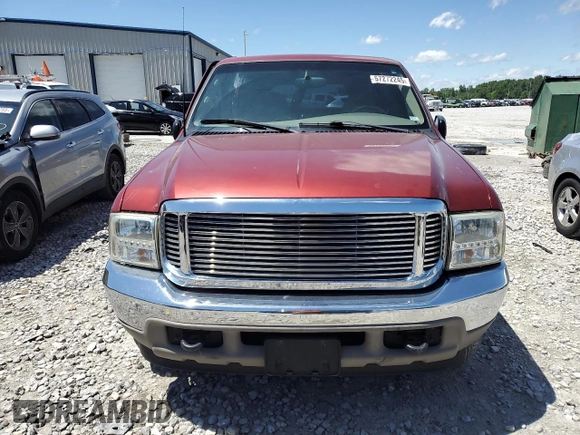 2000 Ford Excursion Limited z VIN 1FMNU42S2YED84910, wystawiony jako Copart lot #57272245 z przebiegiem 235 173 mil mil oraz Szkoda całkowita • Salvage title. Historia ofert i sprzedaży dostępna na DreamBid. Obrazek 5.
