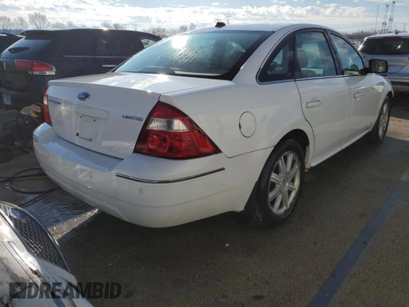 2007 Ford Five Hundred Limited z VIN 1FAFP25177G120565, wystawiony jako Copart lot #46661325 z przebiegiem 67 857 mil mil oraz Szkoda całkowita • Salvage title. Historia ofert i sprzedaży dostępna na DreamBid. Obrazek 3.