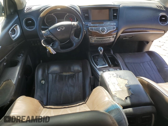 2016 Infiniti QX60 with VIN 5N1AL0MM9GC511705, listed as a Copart auction lot 87433274 with 129,269 mi miles and Salvage Title. Bid and sale history available at DreamBid. Image 8.
