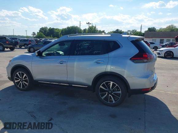 2019 Nissan Rogue SV with VIN 5N1AT2MT9KC712922, listed as a IAAI auction lot 41881530 with 21,489 mi miles and . Bid and sale history available at DreamBid. Image 14.