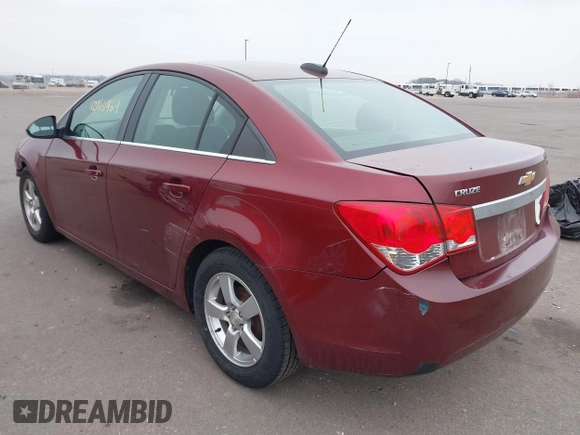 2015 Chevrolet Cruze LT with VIN 1G1PC5SB0F7255371, listed as a IAAI auction lot 42016464 with 55,214 mi miles and . Bid and sale history available at DreamBid. Image 3.