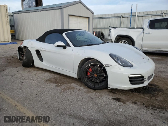 2013 Porsche Boxster S with VIN WP0CB2A85DS133063, listed as a Copart auction lot 84558154 with 139,411 mi miles and Salvage Title. Bid and sale history available at carsss.com. Image 4.