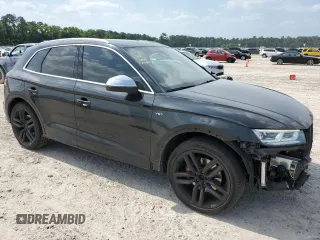 2018 Audi SQ5 Premium Plus with VIN WA1A4AFY8J2205867, listed as a Copart auction lot 56395553 with 74,787 mi miles. Bid and sale history available at carsss.com. Image 4.