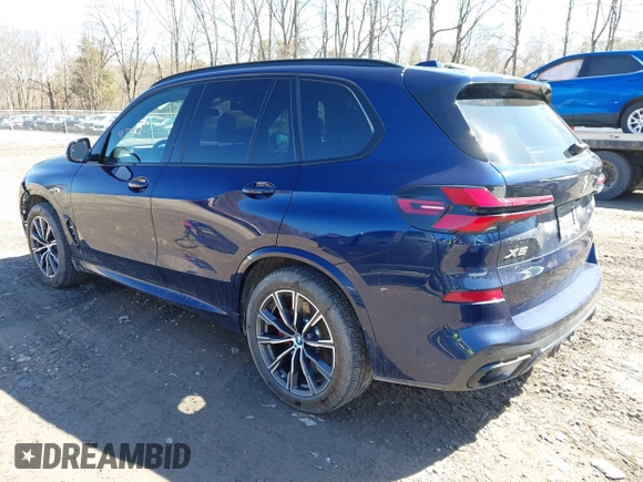 2024 BMW X5 xDrive50e with VIN 5UX43EU08R9T76677, listed as a IAAI auction lot 41777924 with 19,013 mi miles. Bid and sale history available at carsss.com. Image 3.