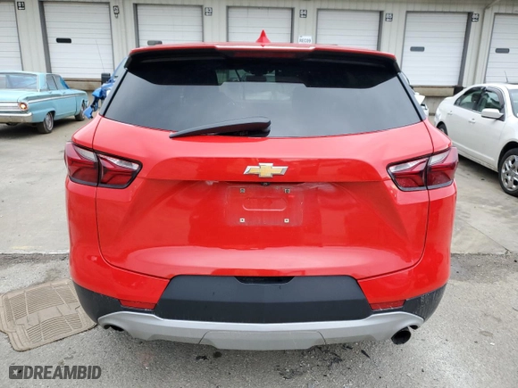 2021 Chevrolet Blazer LT with VIN 3GNKBBRA0MS509862, listed as a Copart auction lot 44497755 with 111,329 mi miles and Salvage Title. Bid and sale history available at carsss.com. Image 6.