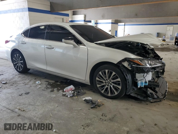 2021 Lexus ES 250 with VIN 58AD11D14MU003218, listed as a Copart auction lot 59742045 with Not provided miles and Salvage title. Bid and sale history available at DreamBid. Image 4.