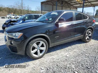 2015 BMW X4 xDrive28i with VIN 5UXXW3C56F0M86620, listed as a Copart auction lot 48846255 with 124,770 mi miles and Clean Title. Bid and sale history available at carsss.com. Image 1.