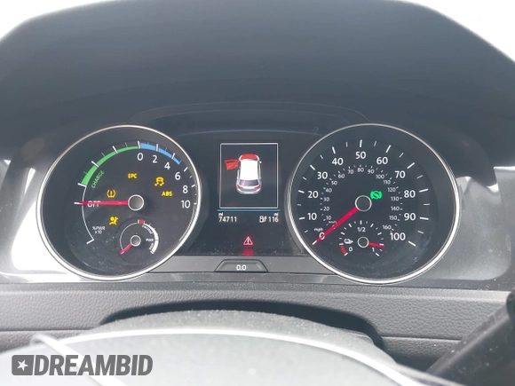 2017 Volkswagen Golf SE с VIN WVWKR7AU8HW953556, выставлен на аукционе IAAI как лот 42201220 с пробегом 74 711 миль миль и . История ставок и продаж доступна на DreamBid. Изображение 7.