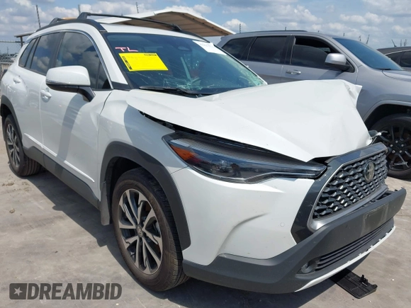 2024 Toyota Corolla Cross XLE with VIN 7MUDAAAG5RV097731, listed as a IAAI auction lot 42227874 with 9,151 mi miles and . Bid and sale history available at DreamBid. Image 1.