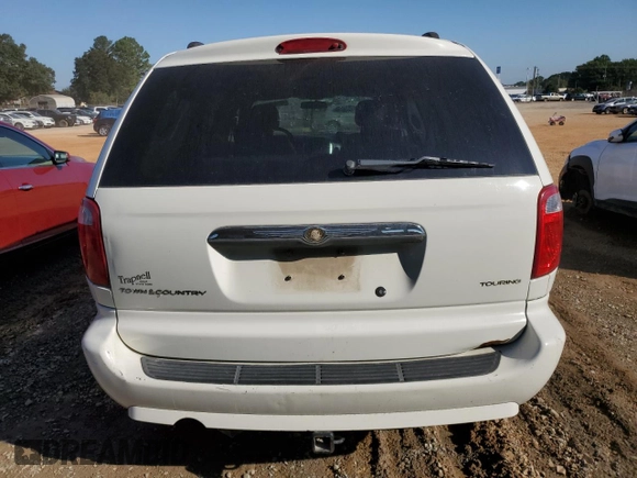2007 Chrysler Town & Country LWB Touring with VIN 2A4GP54L27R345889, listed as a Copart auction lot 74105614 with 244,487 mi miles and Salvage Title. Bid and sale history available at carsss.com. Image 6.