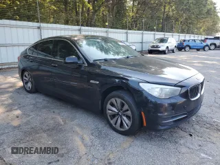 2014 BMW 5 Series GT 535i with VIN WBA5M2C56ED085405, listed as a Copart auction lot 72329884 with 215,647 mi miles and Salvage Title. Bid and sale history available at carsss.com. Image 4.