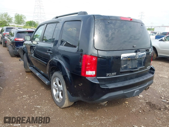 2014 Honda Pilot EX-L with VIN 5FNYF4H5XEB011816, listed as a IAAI auction lot 42165791 with 118,366 mi miles and . Bid and sale history available at carsss.com. Image 3.