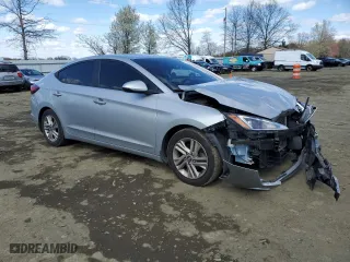 2020 Hyundai Elantra Value Edition with VIN KMHD84LF2LU969518, listed as a Copart auction lot 52462805 with 80,192 mi miles and Salvage Title. Bid and sale history available at carsss.com. Image 4.